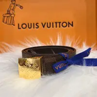 在飛比找PopChill優惠-[二手] LOUIS VUITTON LV 咖啡色棋盤格90