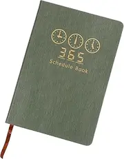 FUNNETOYU Daily Planner Full Page Per Day Schedule Notebook Multi Function Academic Planner Simple Design for Weekly Monthly Daily Goals present for Students