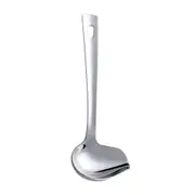 1Pc Sauce Drizzle Scoop With Spout Stainless Steel Soup Ladle Kit Dinnerware Serving Oil Spoon Kitchen Utensils