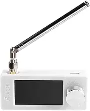 Snblzhef SI4732 Portable Radio 10Khz-180Mhz SMA Interface Telescopic Antenna LSB USB AM FM Mini Pocket Radio, Receiver White