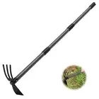 "Hoe Garden Tool45 Inch Long Garden Hoe and Cultivator Garden Hand Tiller wit...
