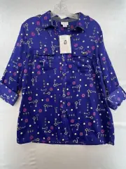 Women’s Jaclyn Smith Top, Large, Blue