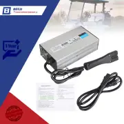 Golf Cart Battery Charger 48V 15A With RXV Plug/LED For Club Car EzGo Yamaha