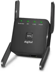 Aigital WiFi Range Extender 5GHz & 2.4GHz 1200Mbps Repeater Wireless...