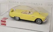 BUSCH NEW HO 1/87 Scale 1956 Ford Thunderbird Convertible in Light Yellow Finish