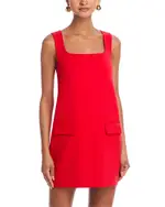 French Connection Whisper Square Neck Mini Dress
