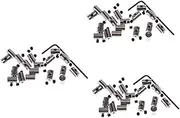 TEHAUX Sets Locking Pin Backs Set of Pin Holders Metal Badge Accessories Replacement for Collectors Pcs