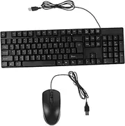 Wireless Keyboard and Mouse Wired Keyboard Mouse Silent Number Pad for Home Office