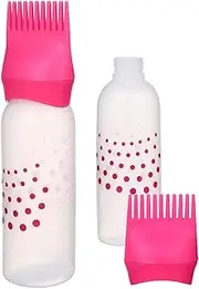 Ipetboom Professional Hair Dye Bottles Scale Dropper Bottle for Hair Coloring Root Comb Applicator for Home Salon Use