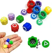 Gonggi Game Set – Traditional Korean Jacks with 5 Colorful Marbles – Classic Toss & Catch Game for Kids & Adults – Improves Dexterity, Focus & Coordination – Fun Party Game & Unique Gift for All Ages