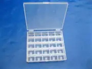 BOBBIN BOX FOR BOBBINS I SEWING MACHINE BOBBINS HOLDS 25