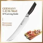 Carving Knife Stainless Steel Wood Handle Chef Slicing Beef Cut Chop Meat Carver