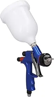 Gravity Feed Air Spray Gun 1/4in Air Inlet 12 Bar 175 Psi Air Spray Paint Gun Fine Misting Paint Sprayer with Accessories for Car Furniture Steel
