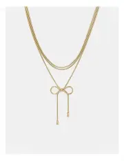 [Mimco] Bow & Glow Necklace in Gold