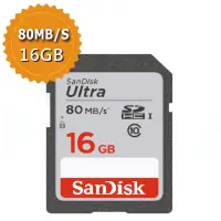 在飛比找momo購物網優惠-【SanDisk 晟碟】Ultra SDHC 16G UHS