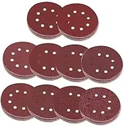 Pcs Inch Sanding Discs Grit Hole Hook and Loop Sandpaper Pads for Surface Finishing