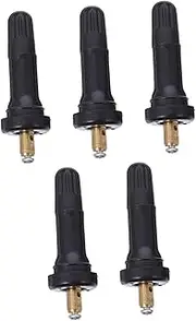SOLUSTRE 5pcs Tire Pressure Detector Stems Rubber Tpms Stems Tubeless Stems Simple Bolt-in Design Essential Car Supplies