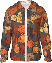 [LHBWCVN] UPF 50+ Light Jacket Full Zip Sun Protection Hoodie for Women Men Long Sleeve Fall Sun Shirts