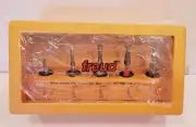 Freud OEM 5 Piece UP Spiral Router Bit Set With 1/4" & 1/2" Shank 90-150