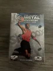 2021 Skybox Metal Universe Champions Blaster Box Lebron, Jordan Auto? Sealed Box