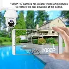 EU Plug Smart 1080P Wifi PTZ Camera 8LED Motion Detection Waterproof Security