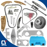 Timing Chain Kit Crankshaft Pulley Tool For Jaguar Land Rover X760 L551 II 2.0L (for: Land Rover)