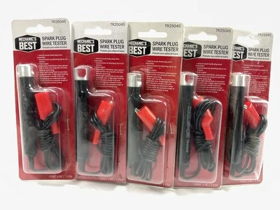 (5) PACK - Mechanics Best TR25045 Ignition Spark Plug Wire Tester Tool