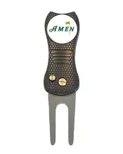 The Masters Augusta Amen Corner Golf Ball Marker + Switchblade Divot Tool