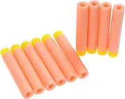Abaodam War Game Darts Toy Set 100pcs z Shape Darts Eva Foam Safe for Children Orange