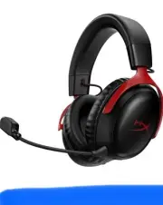HyperX Cloud III Wireless – Gaming Headset for PC, PS5, PS4, DTS - Black/Red
