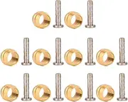 Premium BH-90 Hydraulic Brake Oil Connector, Stable and CorrosionResistant, Suitable for Mountain Bike, Silver, Ten Pairs Olive and Pin for SMBH90-SBS Brake System (Ten Pairs)