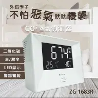 在飛比找Yahoo!奇摩拍賣優惠-【樂利活】ZG-1683R CO2偵測器