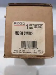 Ridgid Micro Switch PN 83940 Replacement for E-2900 Micro Switch