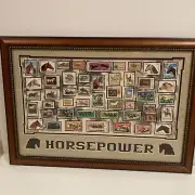 Stamp Art By Jack Rabbit Studio limited supplies unique collectibles HORSEPOWER