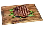 Acacia Wood Steak Serving Board - 30x25x1.2cm