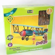 Scooby-Doo Bi Plane Build & Play Revell SnapTite Model Kit 3 Figures Included