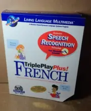 1995 Vtg Big Box PC Triple Play Plus French By Random House / Syracuse