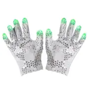 Halloween Costume Props Sequins Decoration LED Coloful Lights Glowing Gloves As shown