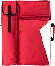 Generic Art Supplies Kit with Adjustable Strap and Drawing Board in Backpack, Red