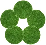 5 Pack Realistic Artificial Moss DIY Planters Decor Greenery Rug for Landscaping