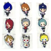[Lot 9] Persona 3 Movie Rubber Strap Key Chain ｜ Hero (Makoto) Mitsuru Akihiko