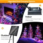 640 LED Solar String Lights, Multicolor, 64 Meters, Indoor and Outdoor, Water...