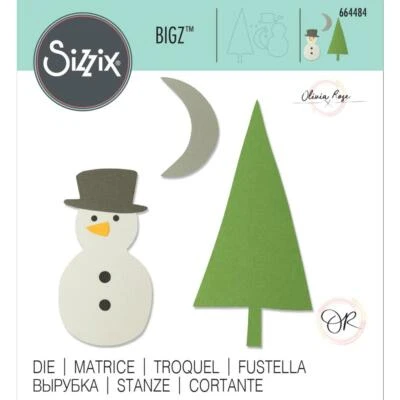 Sizzix Bigz Die By Olivia Rose Snow Scene 664484