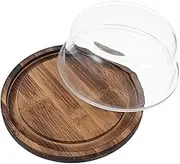 MOTHNUR Butter Storage Box Butter Cheese Dish Dish with Dome Lid Wooden