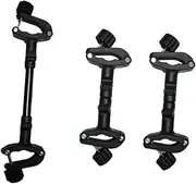 SWOOMEY Double Stroller Connector Kit Convert 2 Single Prams to Twin for Infants and Toddlers