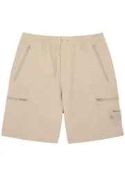 Stone Island Ghost Logo Cotton Cargo Shorts - Beige - L L