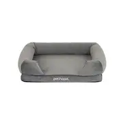 Coco Cosy Pet Bed Medium Velvet Grey