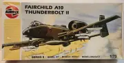 FAIRCHILD A10 THUNDERBOLT II MODEL KIT - 1:72 SCALE - AIRFIX KIT #06012 - 1988