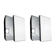 LSP [2-Pack] Soft Box Lighting Reflector 16"x 24" Softbox for Photography Studio