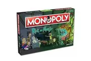 Monopoly Rick & Morty Edition Classic Tabletop Family Party Board Game Set 17y+